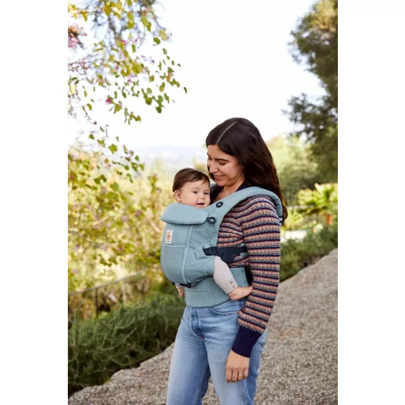 Ergobaby Adapt Soft Flex Mesh nosič: Slate Blue / Svetlo modrá