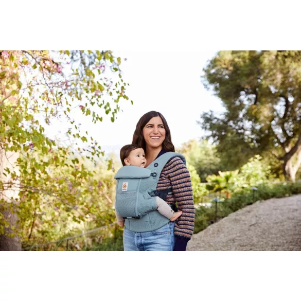 Ergobaby Adapt Soft Flex Mesh nosič: Slate Blue / Svetlo modrá