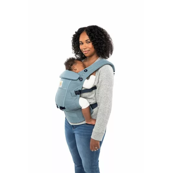Ergobaby Adapt Soft Flex Mesh nosič: Slate Blue / Svetlo modrá