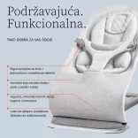 Ergobaby Evolve 3 v 1 ležadlo – Oxford Blue / Oxfordská modrá