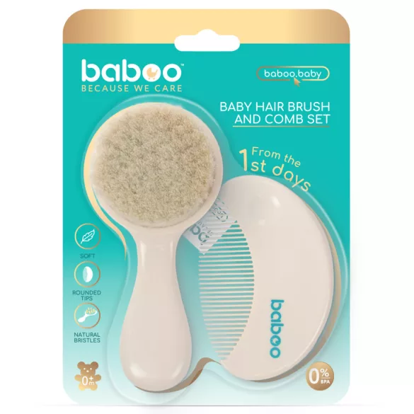 Sada detských hrebeňov a kefiek Baboo – Laguna