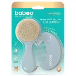 Baboo sada detských hrebeňov a kefiek – modrá