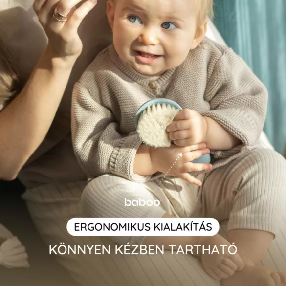 Baboo sada detských hrebeňov a kefiek – modrá