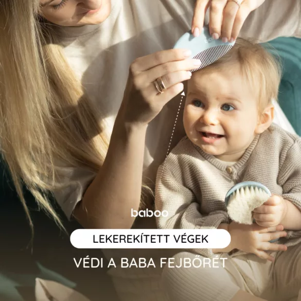 Baboo sada detských hrebeňov a kefiek – modrá