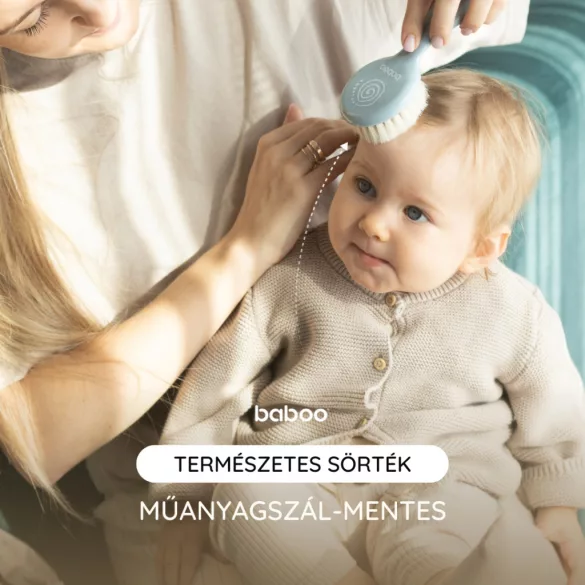 Baboo sada detských hrebeňov a kefiek – modrá