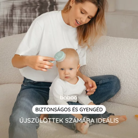 Baboo sada detských hrebeňov a kefiek – modrá
