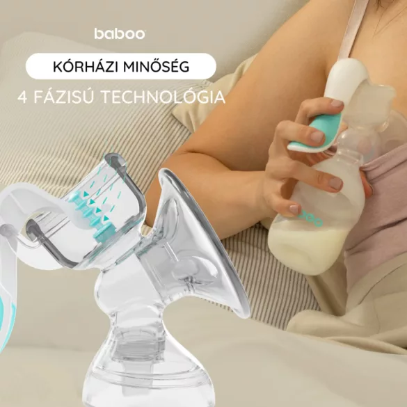 Baboo 2-fázová ručná odsávačka mlieka, 4 úrovne sania