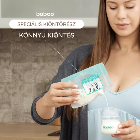Baboo mraziteľné vrecká na materské mlieko, 25 ks