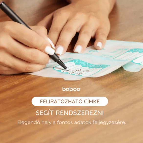 Baboo mraziteľné vrecká na materské mlieko, 25 ks