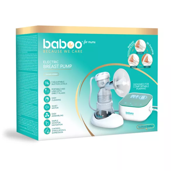 Baboo 2-fázová elektrická odsávačka s technológiou 3D odsávania