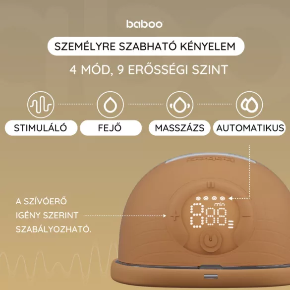 Elektrická prenosná odsávačka mlieka Baboo DUPLA