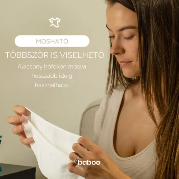 Baboo sieťované nohavičky po pôrode, 2 ks, M