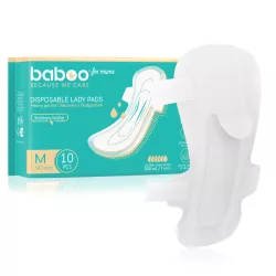 Baboo jednorazové popôrodné vložky, 10 ks, M, 340 mm