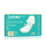 Baboo jednorazové popôrodné vložky, 10 ks, M, 340 mm
