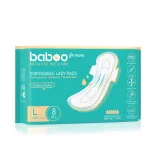Jednorazové popôrodné vložky Baboo, 8 ks, L, 425 mm