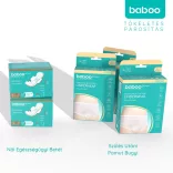 Baboo jednorazové bavlnené nohavičky po pôrode, 4 ks, XL