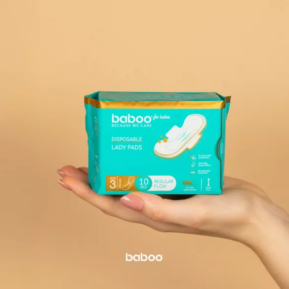 Baboo hygienické vložky, 10 ks, 245 mm