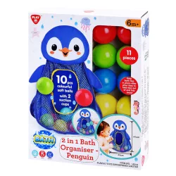   Playgo kúpeľová hračka s tučniakom zbierajúcim loptičky
