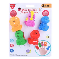 Playgo bábky na prsty – dinosaury – 5 ks
