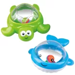Playgo kúpeľné hračky pre bábätká so zvieratkami (veľryba, korytnačka)