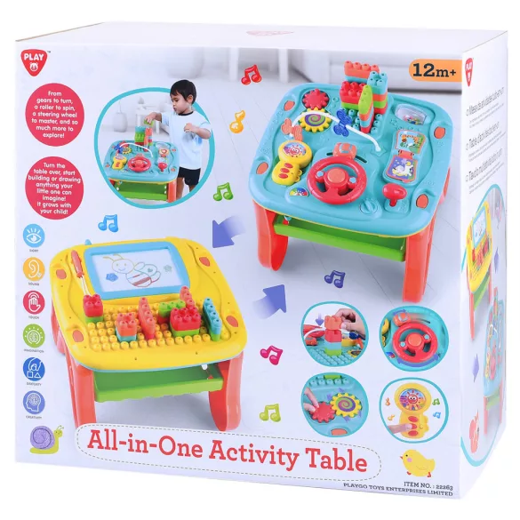 Playgo obojstranný hrací stôl (all-in-one)