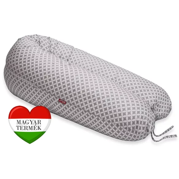 Scamp tvarovateľný univerzálny dojčiaci vankúš s bavlneným poťahom /PickGray
