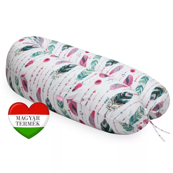 Scamp tvarovateľný univerzálny dojčiaci vankúš s bavlneným poťahom /FeatherPinkGreen ()