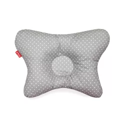   Detský vankúš Scamp proti plochému hlavičke /LittleGreyStarsDots