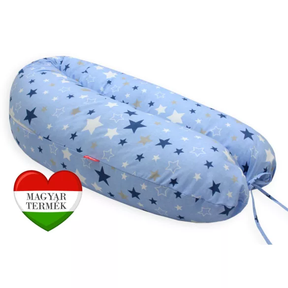 Scamp tvarovateľný univerzálny dojčiaci vankúš s bavlneným poťahom /BlueWhiteLittleBig ()