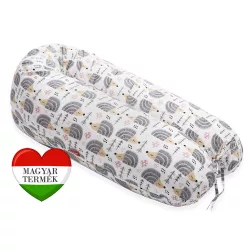   Scamp tvarovateľný univerzálny dojčiaci vankúš s bavlneným poťahom /HedgehogGrey ()
