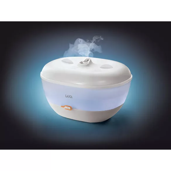 Laica BAKTÉRIUM-STOP aromaterapeutický zvlhčovač vzduchu s teplým vzduchom (1,8 litra)