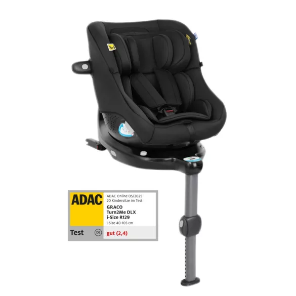 Graco Turn2Me DLX i-Size R129 detská autosedačka 40–105 cm Midnight