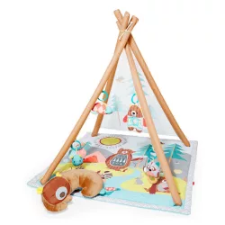 Skip Hop hracia podložka s hracím mostíkom Camping Cub