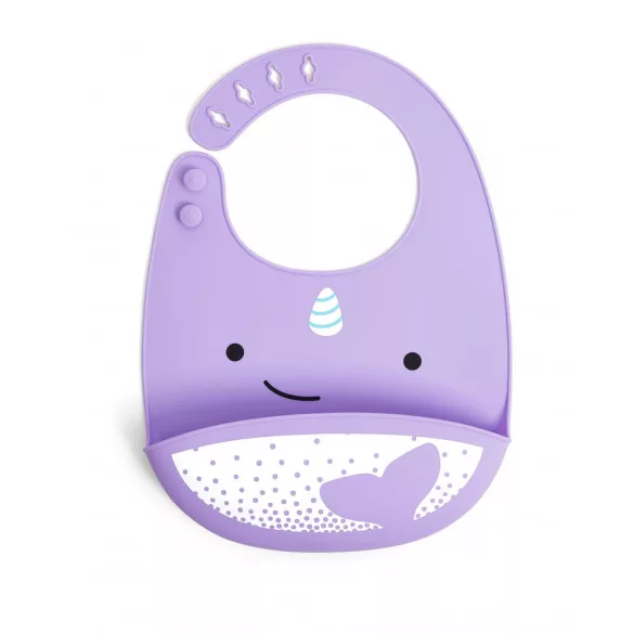 Skip Hop Zoo Silikónová podbradník – Narval