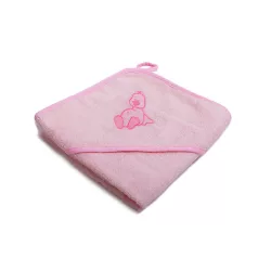   Vaganza Vyšívaná kúpeľňová osuška 80×80 – Ružová/Pink/Kačka