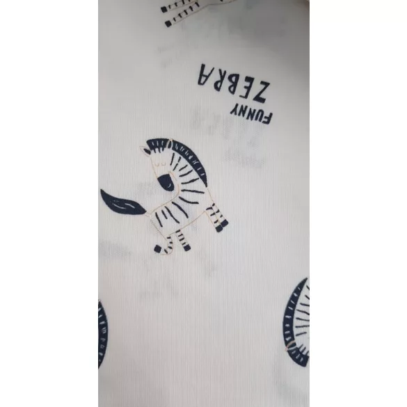 Vaganza Podšité detské nohavice - Zebra Lila - 98/104