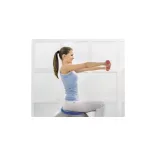 VivaFit Dynamický sedací vankúš – modrý