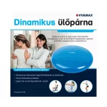 VivaFit Dynamický sedací vankúš – modrý