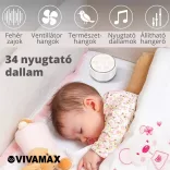 Vivamax Nature&Relax „Compact“ zariadenie na zvukovú a melódiovú terapiu (biely šum)