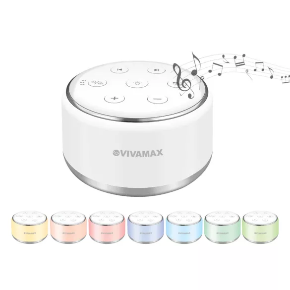 Vivamax Nature&Relax „Compact“ zariadenie na zvukovú a melódiovú terapiu (biely šum)