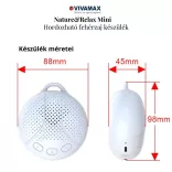 Vivamax Nature&Relax „Mini“ zariadenie na zvukovú a melódickú terapiu – biely šum