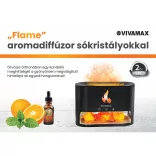 Vivamax Flame difúzor s kryštálmi soli
