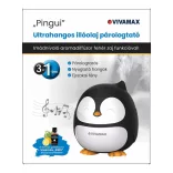 Vivamax Ultrazvukový difúzor éterických olejov s funkciou bieleho šumu Pingvin