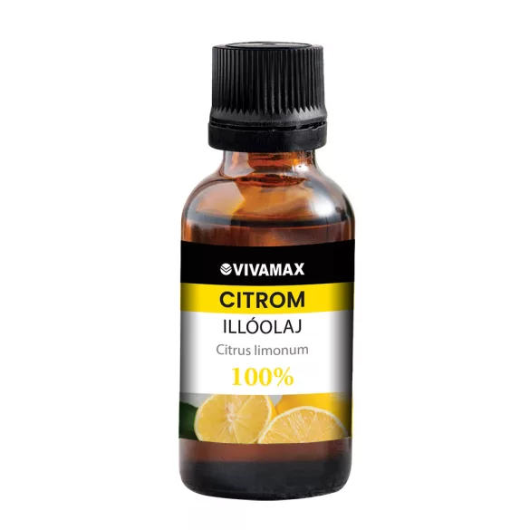 Vivamax Citrónový éterický olej s 100 % čistotou (10 ml)
