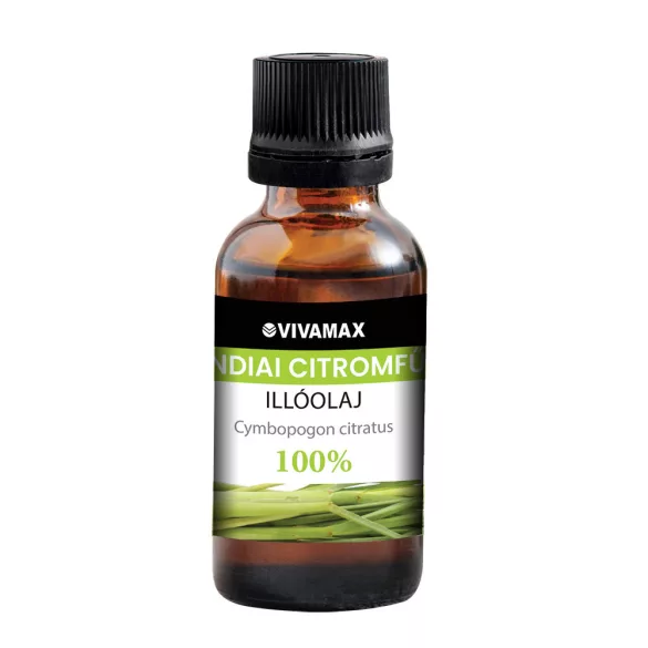 Vivamax Indický citrónový balzam 100 % čistý éterický olej (10 ml)