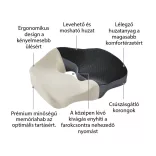 Vivamax Anatomický sedací vankúš z pamäťovej peny
