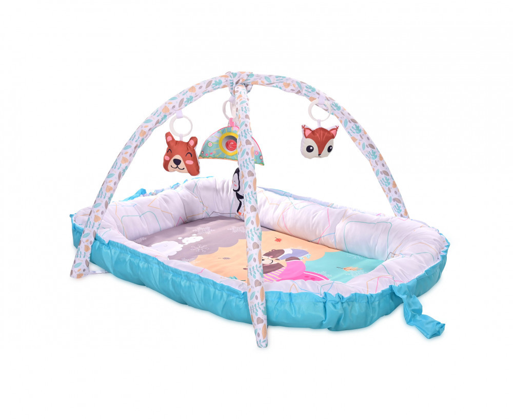 Lorelli Toys hracia deka - Baby Nest Blue