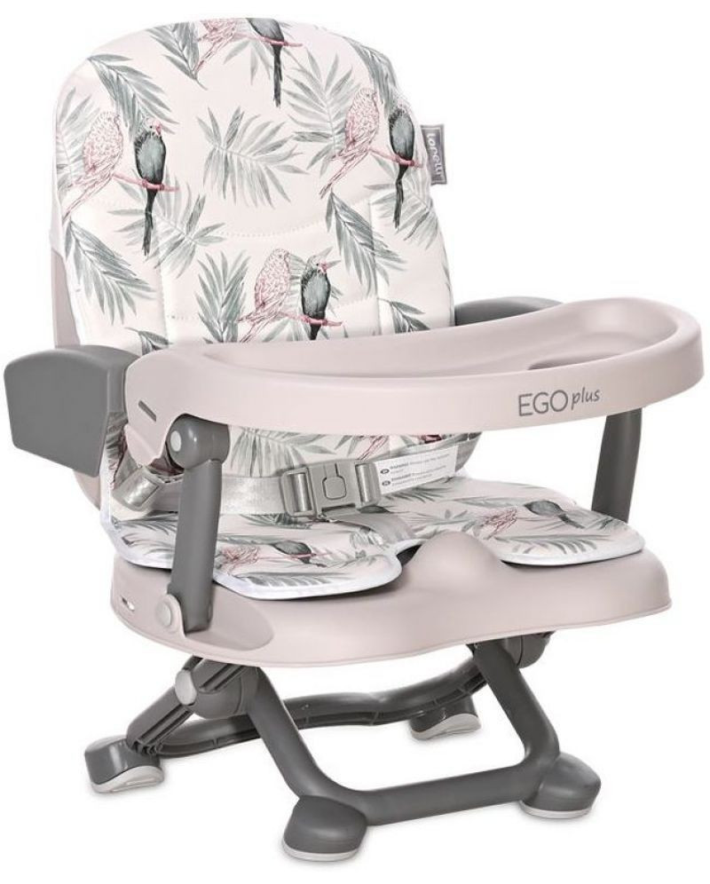 Lorelli Ego Plus prenosný podsedák - Grey Parrots PU Leather