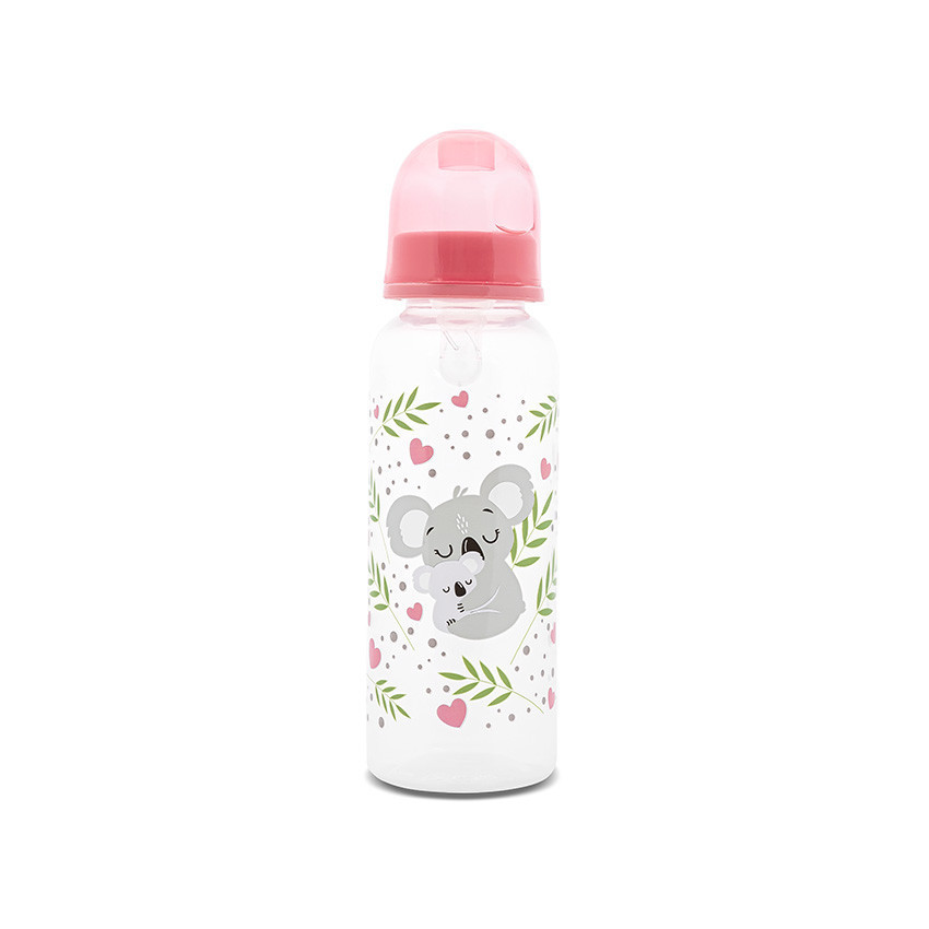 Baby Care Simple dojčenská fľaša 250ml Shell Pink