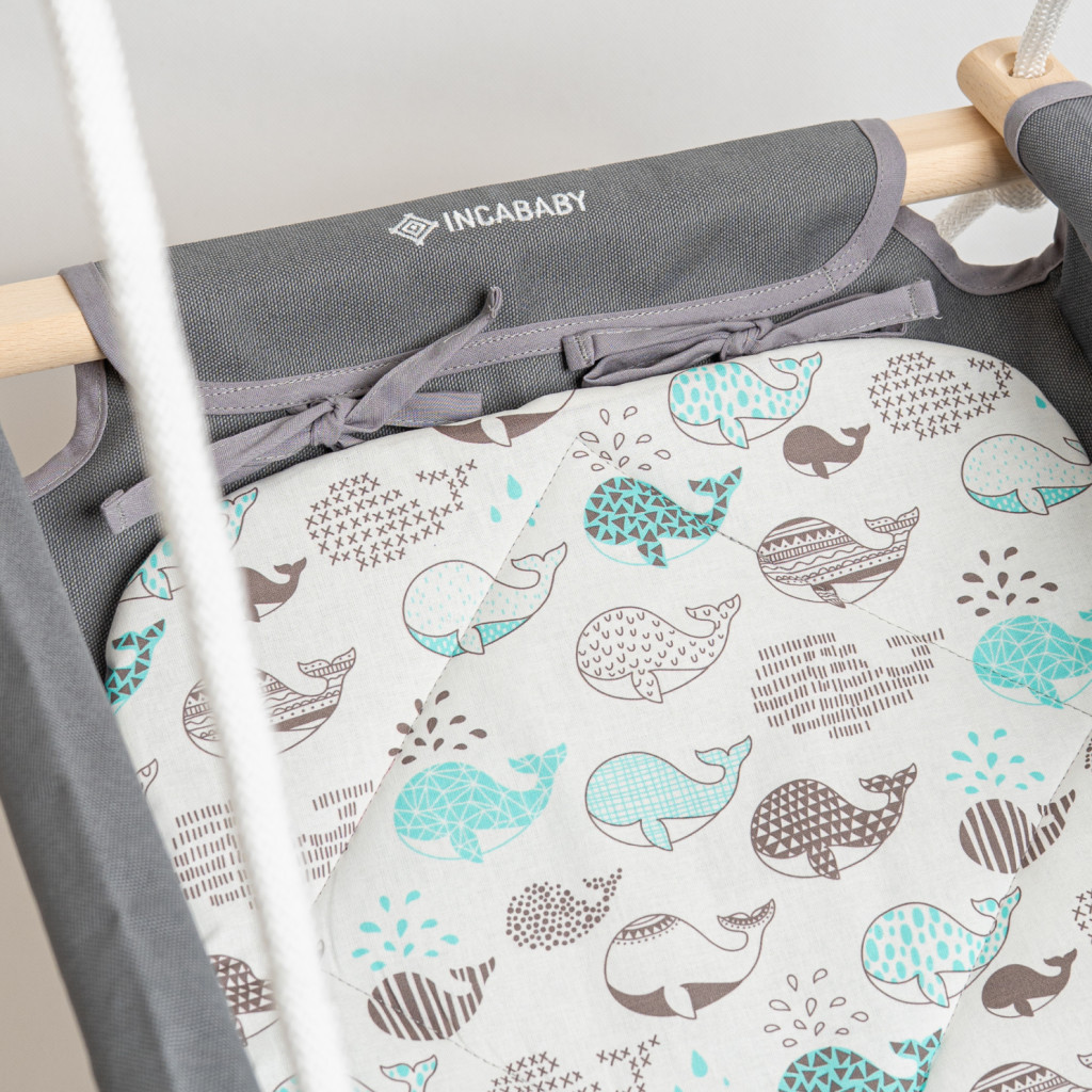 Incababy detská hojdačka Basic - Whale